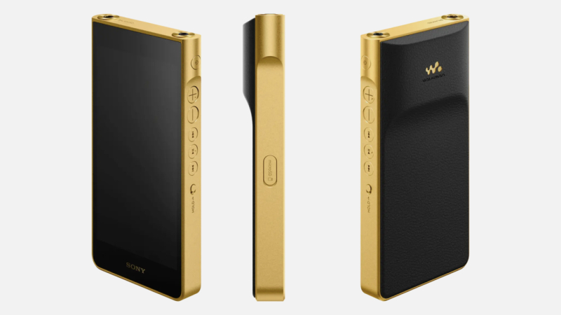 Sony представила три плеера Walkman: флагманская версия оснащена позолоченным корпусом и стоит почти 6 тыс. долларов