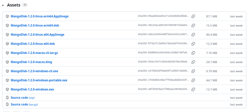 Вышел открытый проект MangoDisk — инструмент для очистки диска и анализа хранилищ для ПК на Windows, macOS и Linux