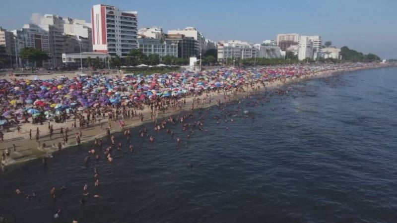 Новый рекорд: в Рио-де-Жанейро жара ощущалась на уровне 62 °C